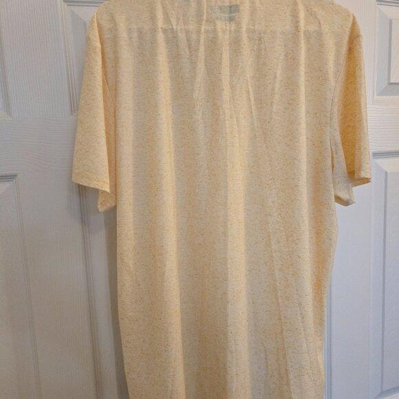 Tenth & Ocean Beige Henley short sleeve - XL - Picture 6 of 6